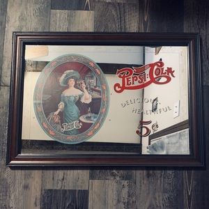 VINTAGE Pepsi cola mirror